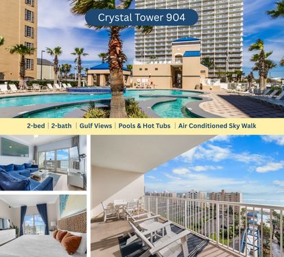 Crystal Tower 904 | 2br/2ba | 9th Floor Condo