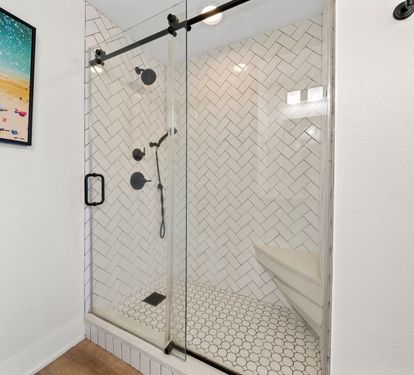 Crystal Tower 904 Primary Bathroom with Custom Spacious Separate Shower