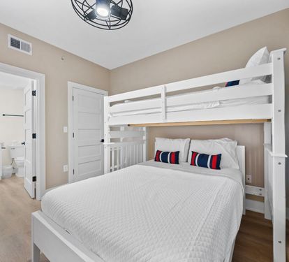 Crystal Tower 904 Bedroom 2 with Twin Bunk over Full Bed