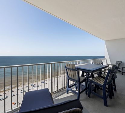 Lighthouse 1710 Gulf Front Balcony