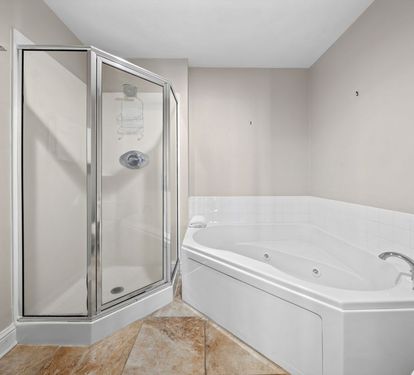 Lighthouse 1710 Primary Bath with Jetted Tub and Separate Step-in Shower