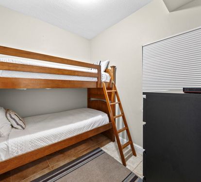 Lighthouse 1710 Bedroom 2 with Twin-over-Twin Bunk Bed