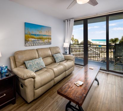 Living Area with Reclining Sofa