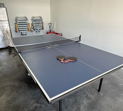 Game room fun with ping pong plus beach gear ready for your stay