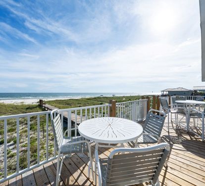 Cabana Beach House Gulf Front Deck