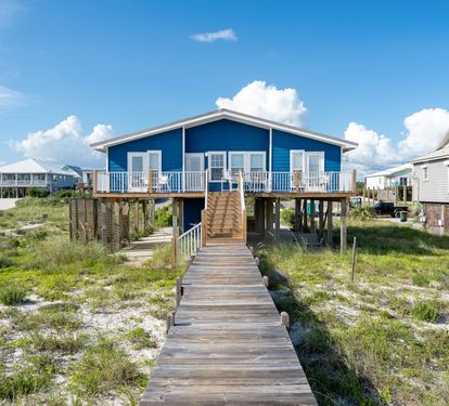 Cabana Beach House Beachside Exterior