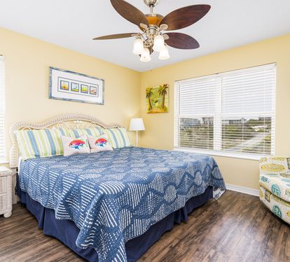 Cabana Beach House Bedroom 2 with King Bed