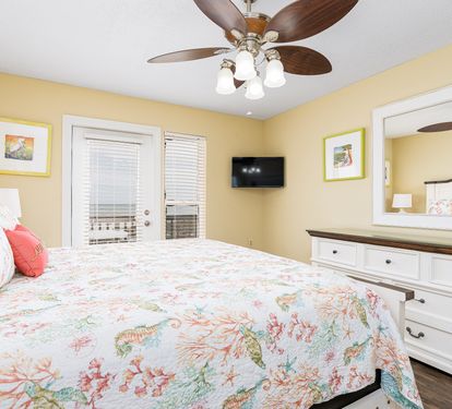 Cabana Beach House Bedroom 3 with King Bed