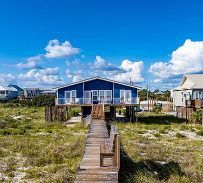 Cabana Beach House View from the Beach