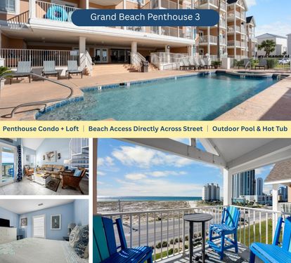 Grand Beach Penthouse 3 by Young's Suncoast