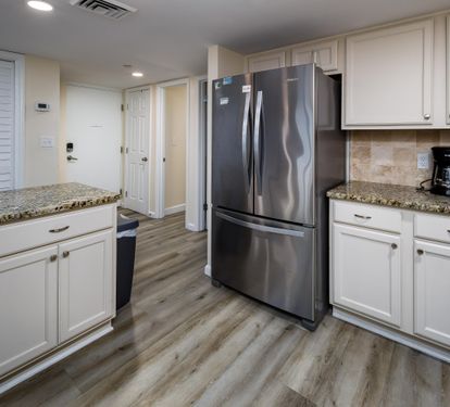 Kitchen and entry way