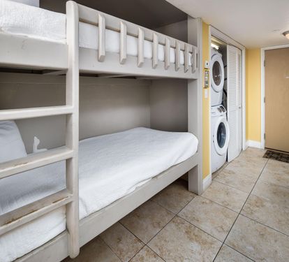 Bunks in kitchen/living room