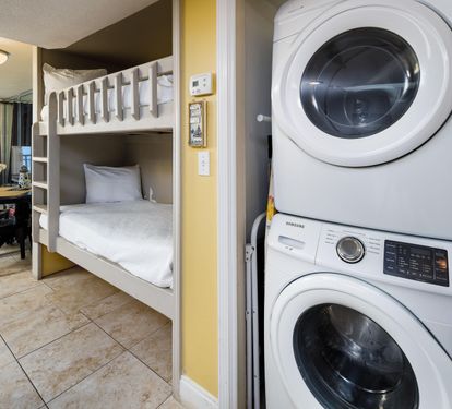 Laundry and bunks