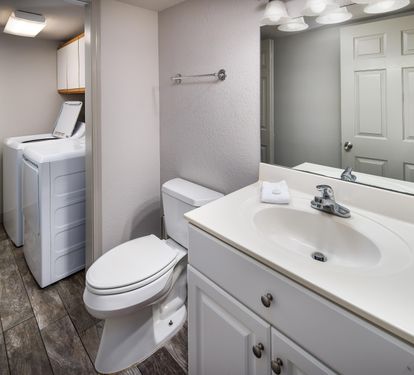 Half Bath & Laundry