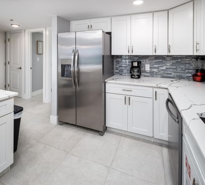 Kitchen and entry way