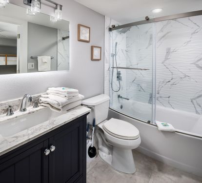 Guest tub and shower