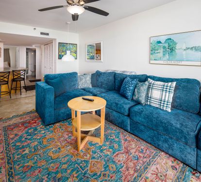 Living room seating and bar seating