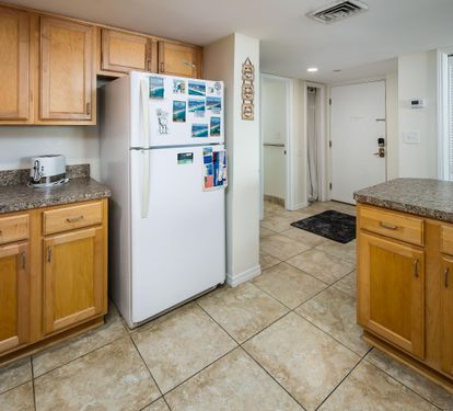 Kitchen and entry way
