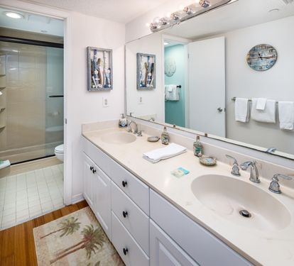 Master vanity - double sinks