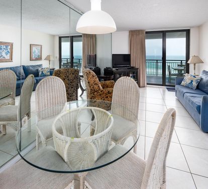 Open dining and living room