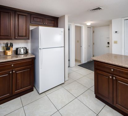 Kitchen and entry way