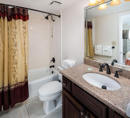 guest bath - shower/tub