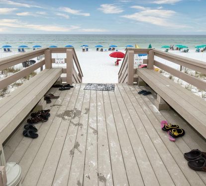 Private beach access