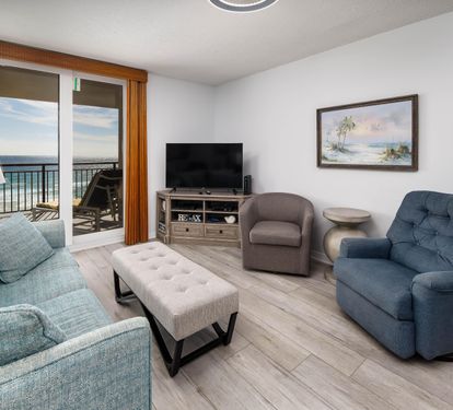 Living room with balcony access