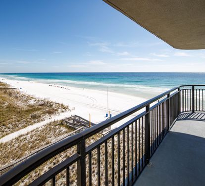 Wrap around balcony view