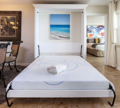 Murphy bed in dining erea