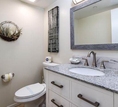 Half bath off living room