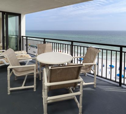 Balcony seating/dining gulf view