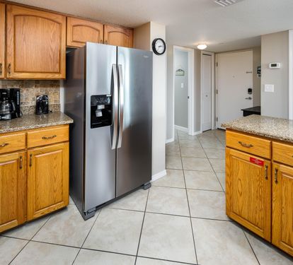 Kitchen and entry way