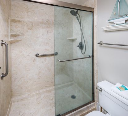 Master walk in shower