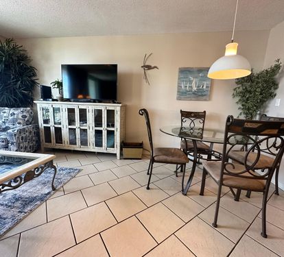 Open Dining area and living room