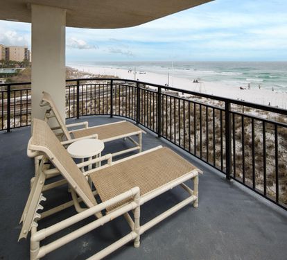 Wrap around balcony and view