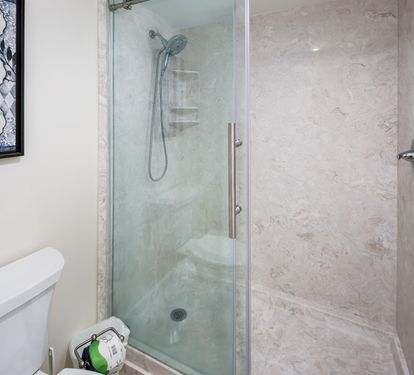 Master walk in shower