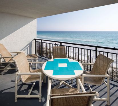 Balcony view and seating