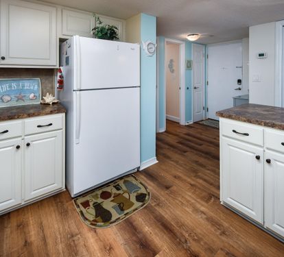 Kitchen and entry way