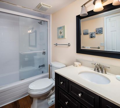 Guest tub and shower