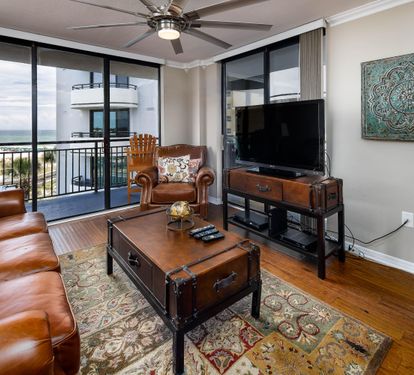 Living room with balcony access