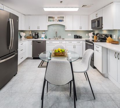 In kitchen dining area - seats 4