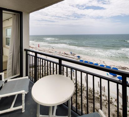 Balcony view seating southeast