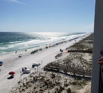 Balcony view southwest