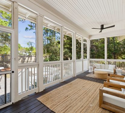 Make Your Way to the Screened-In Back Porch