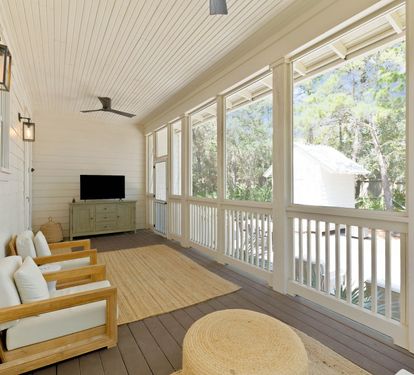 Enjoy a Flat-Screen TV & Cozy Seating!