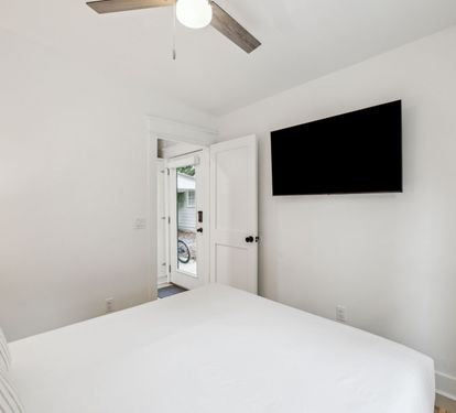 Queen Guest Bedroom - Equipped with a Flat-Screen TV