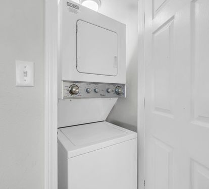 Stackable Washer/Dryer in Hallway Closet