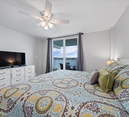 Compass Point 308 Primary Bedroom with King Bed