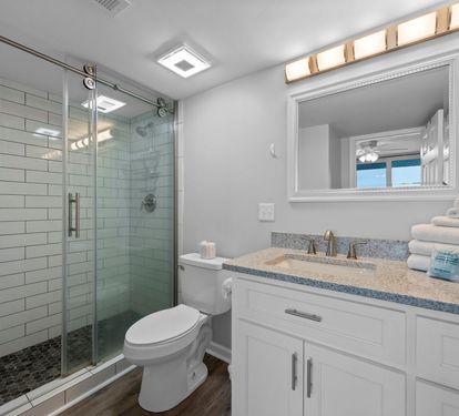 Compass Point 308 Primary Bath with Step-in Shower